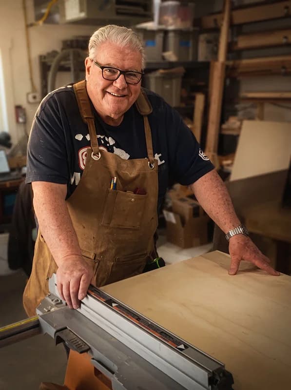 Bob, Owner and master woodworker of BH Custom Woodworks